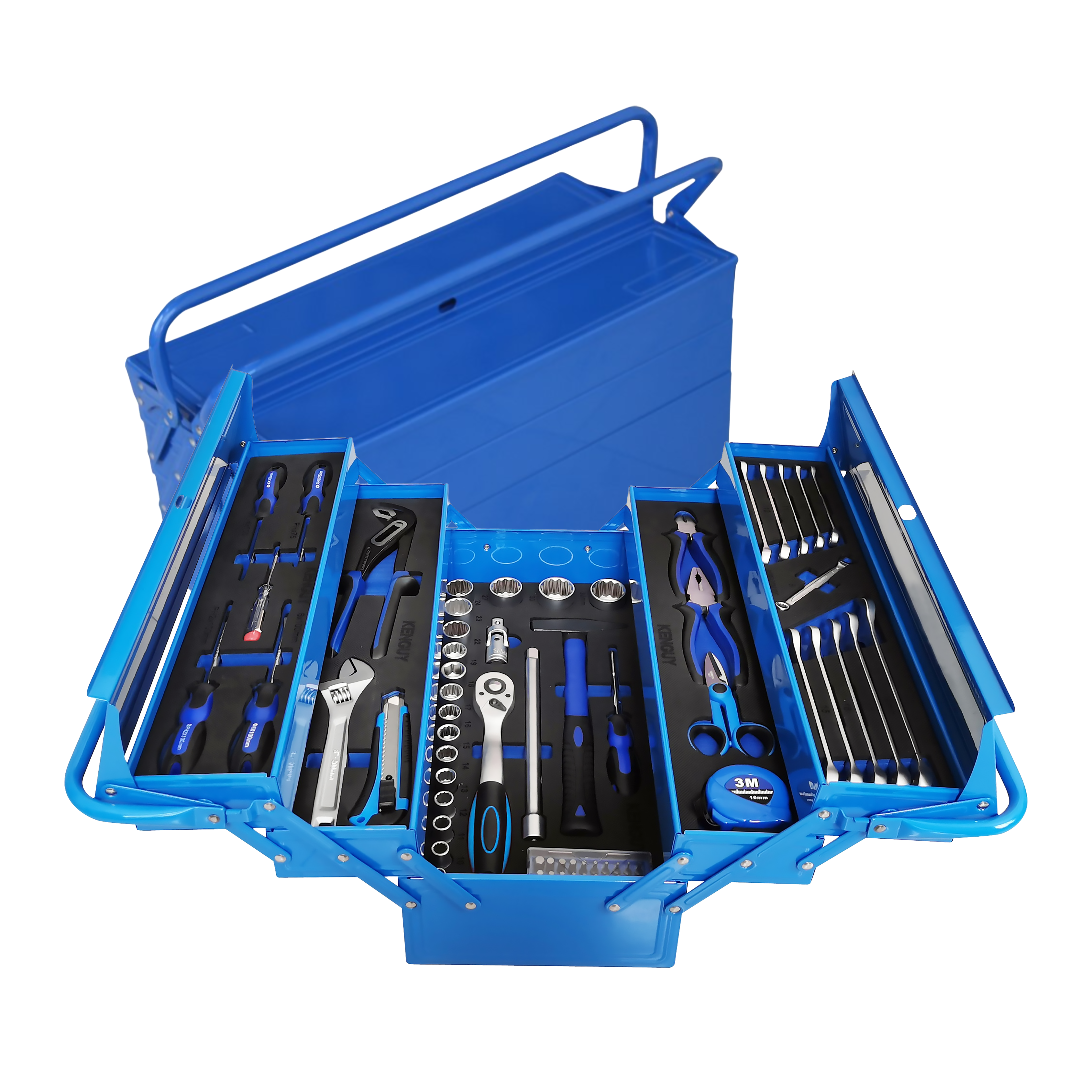 Kenguy 5-Tier 76pc Metric Toolbox | Reliable Bolt – Reliable Bolt