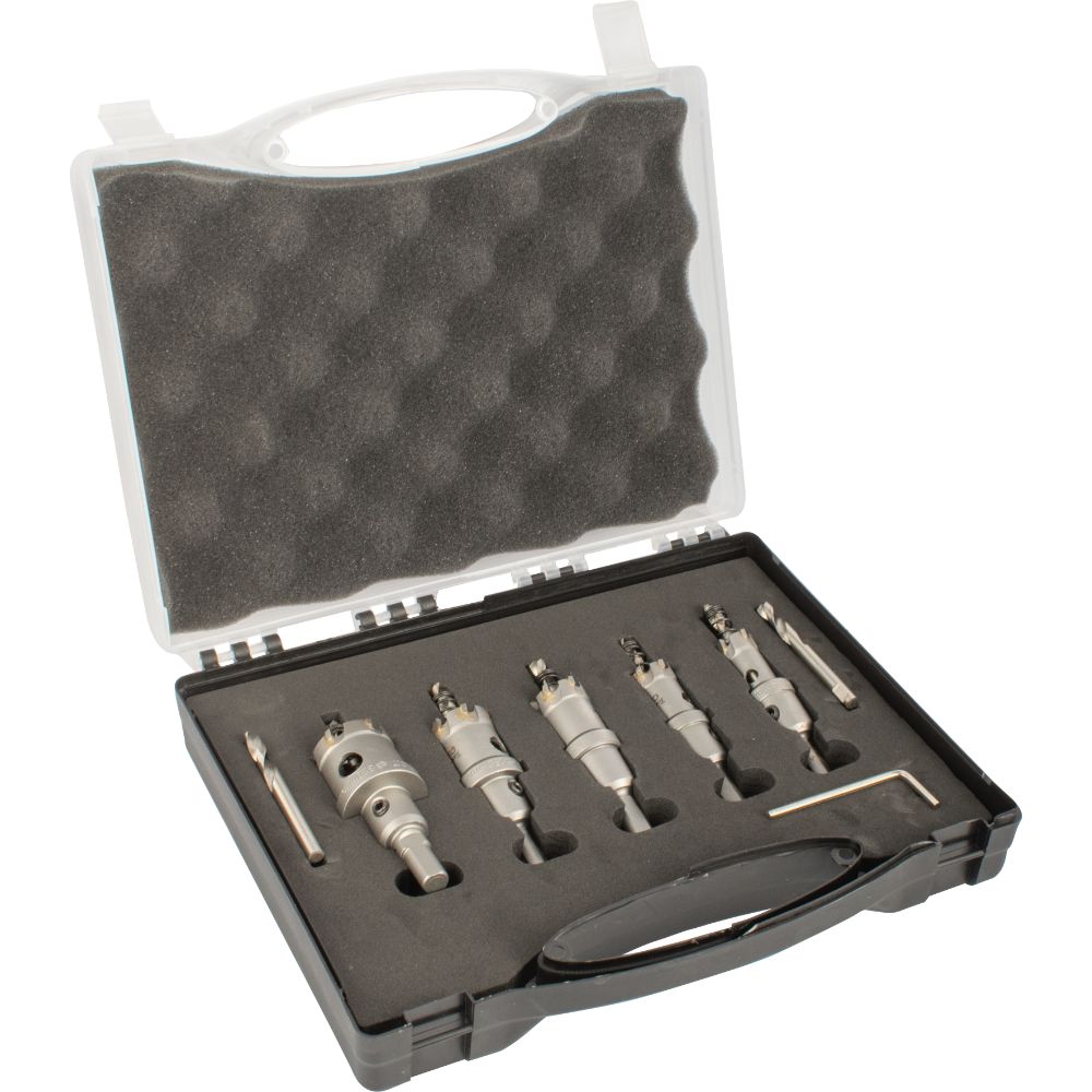 Tork Craft 5 Piece TCT Holesaw Set 16mm to 32mm