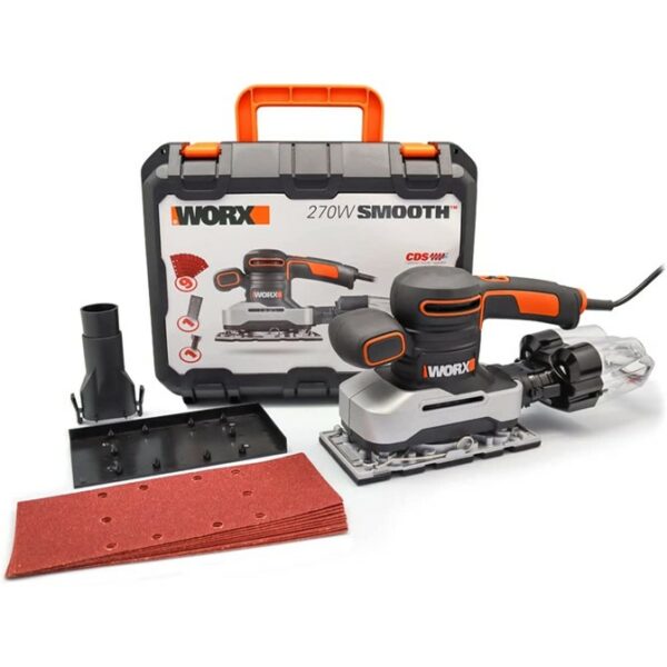 WORX Finishing Sander 270W 1/3 Sheet 220V | WX642.1