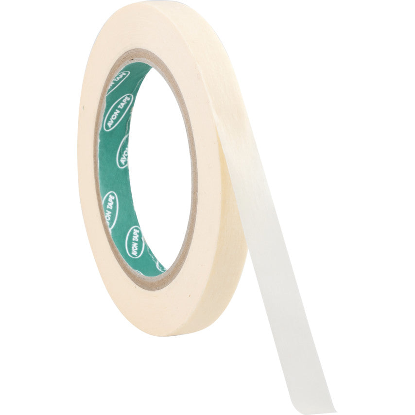 Masking Tape, Crepe Paper, 12mm x 50m, Cream