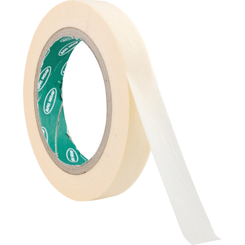 Masking Tape, Crepe Paper, 19mm x 50m, Cream