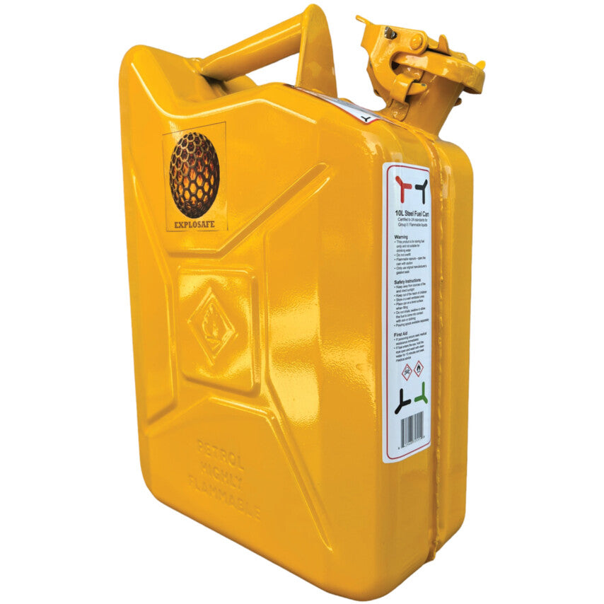 10LTR YELLOW EXPLOSAFEFUELCONTAINER SFC2Y