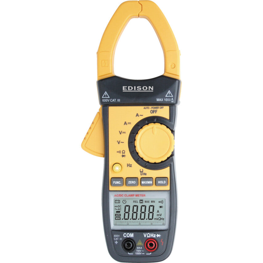 AUTO RANGE DIGITAL CLAMP METER 1000A AC/DC
