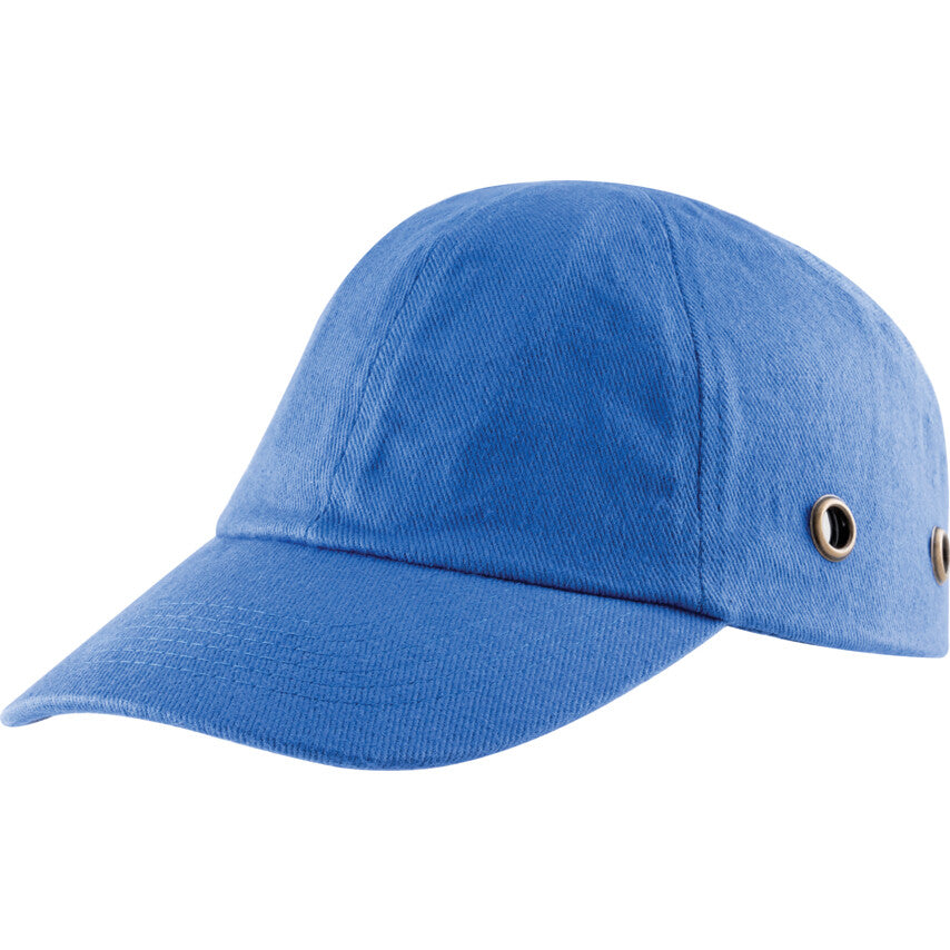 Bump Cap, Royal Blue, Vented, Standard Peak, 54cm to 59cm
