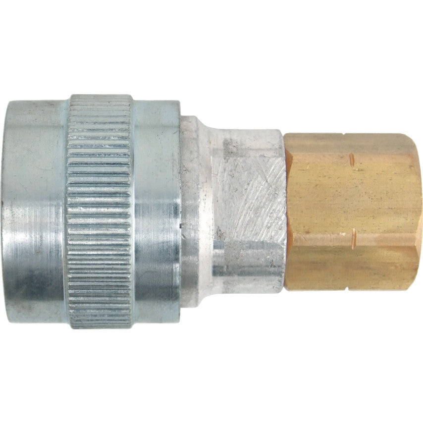 1/4" BSPT FEMALE SCHRADER COUPLING
