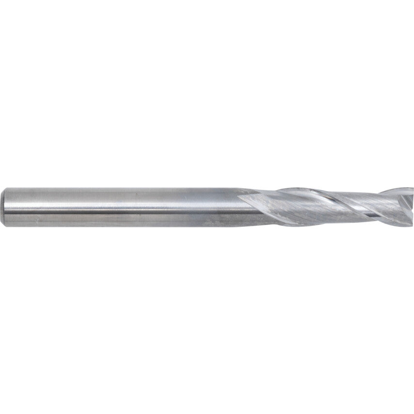 Regular, Slot Drill, 4mm, 2fl, Plain Round Shank, Carbide, Uncoated