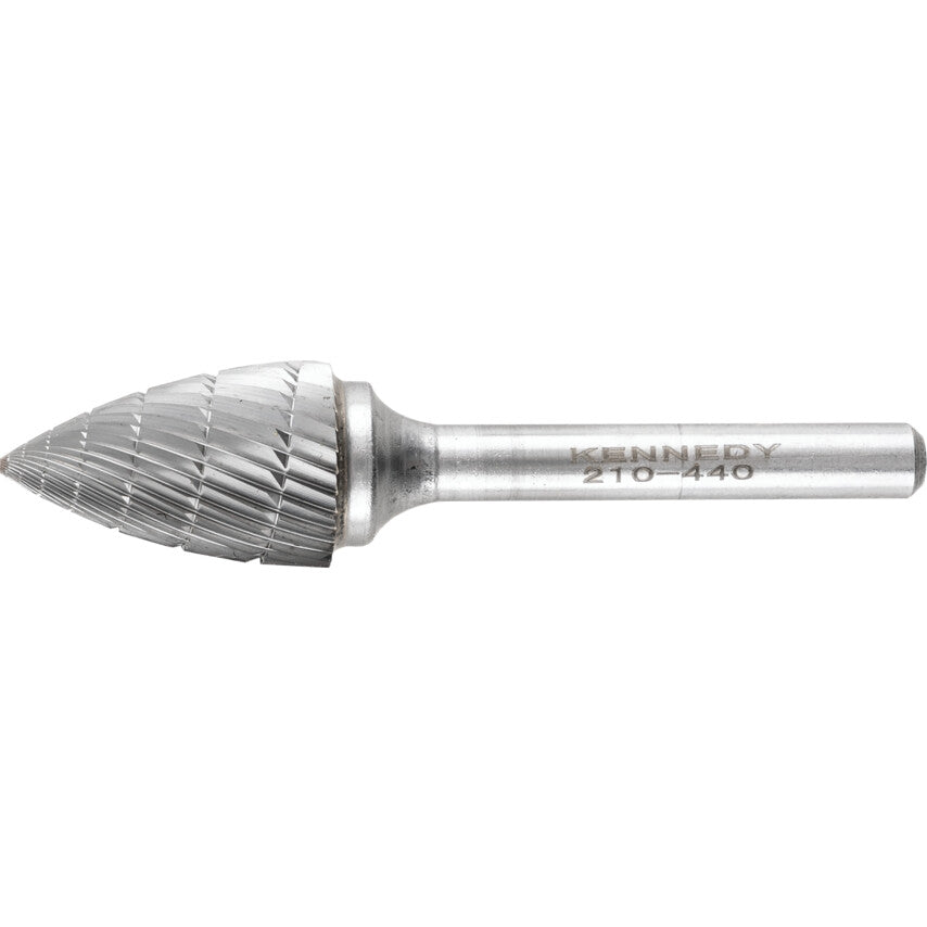 Carbide Burr, Uncoated, Cut 9 - Chipbreaker, 12.7mm, Round Tree