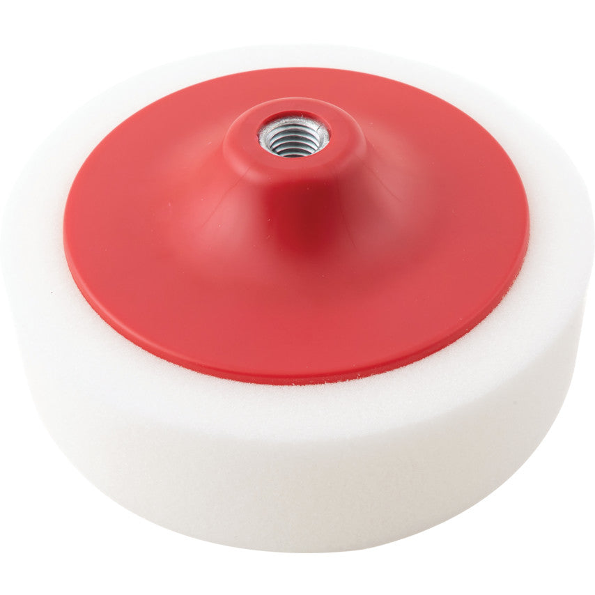 Foam Disc, 150 x 50mm, White, Very Hard, M14