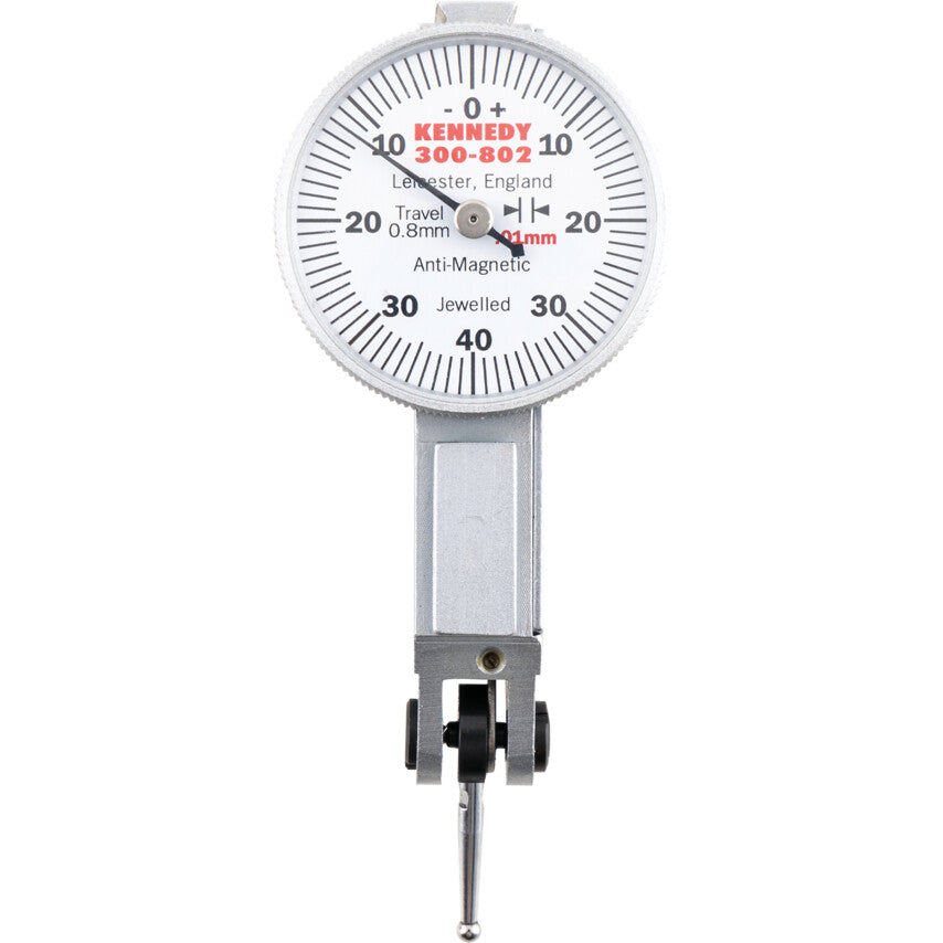 LEVER DIAL GAUGE 0.8x0.01mmx0-40-0 JEWELLED