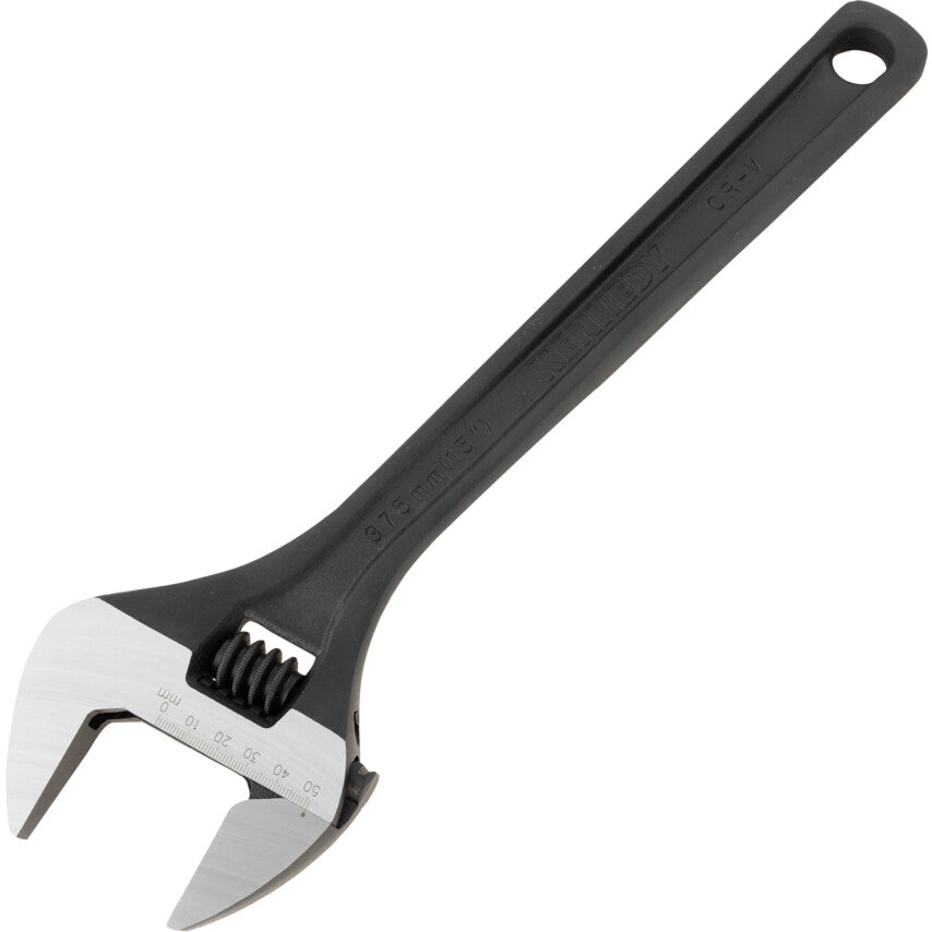 Adjustable Spanner, Steel, 15in./375mm Length, 50mm Jaw Capacity