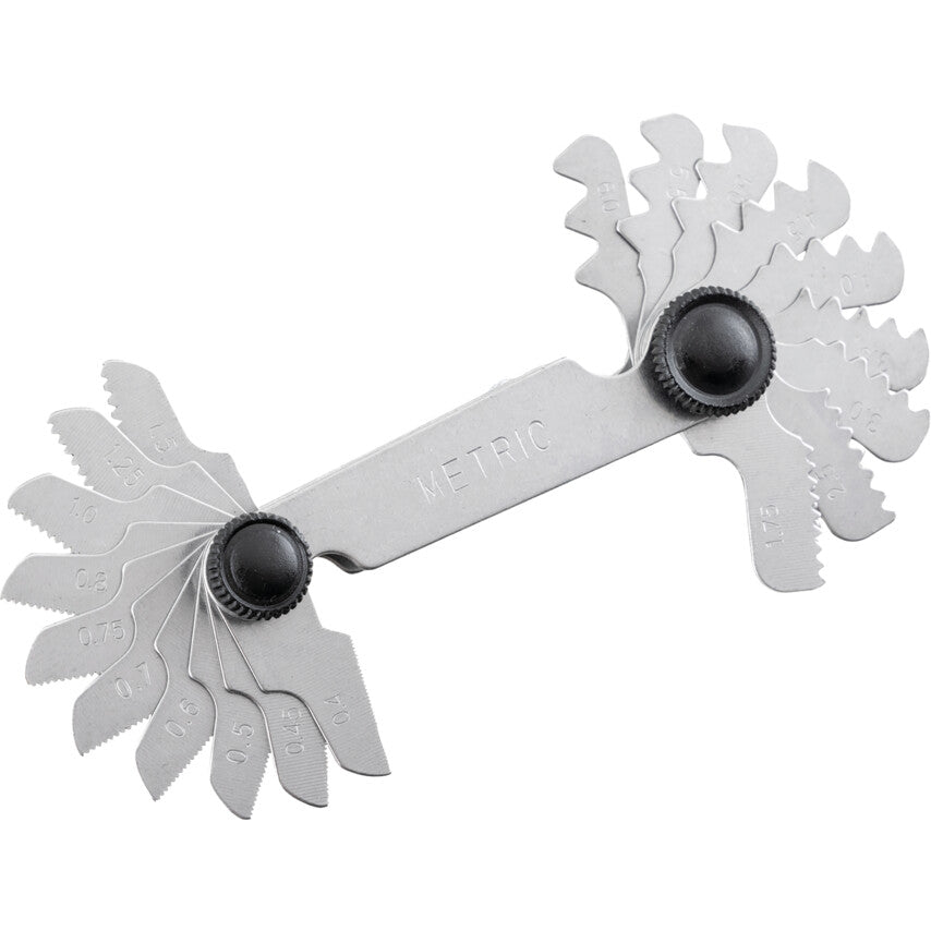 20 BLADE SCREW PITCH GAUGE 60 DEG METRIC