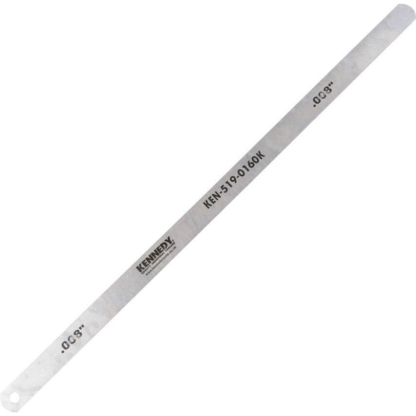 0.008" x 1/2" FEELER STRIP 12" LONG