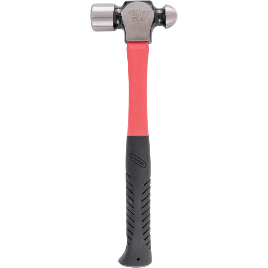 Ball Pein Hammer, 3/4lb, Fibreglass Shaft, Anti-vibration