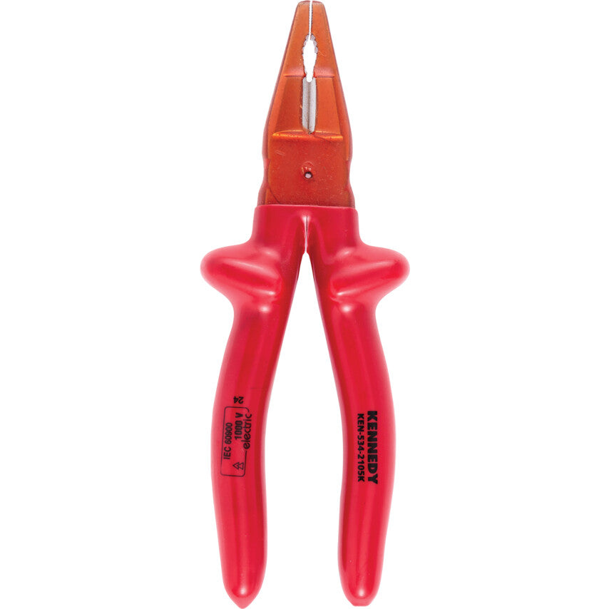 Combination Pliers, Serrated, Steel, 180mm, Insulated
