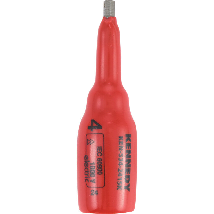 3/8in. Drive, Standard Insulated Socket, 4mm, Metric, Insulated Coating