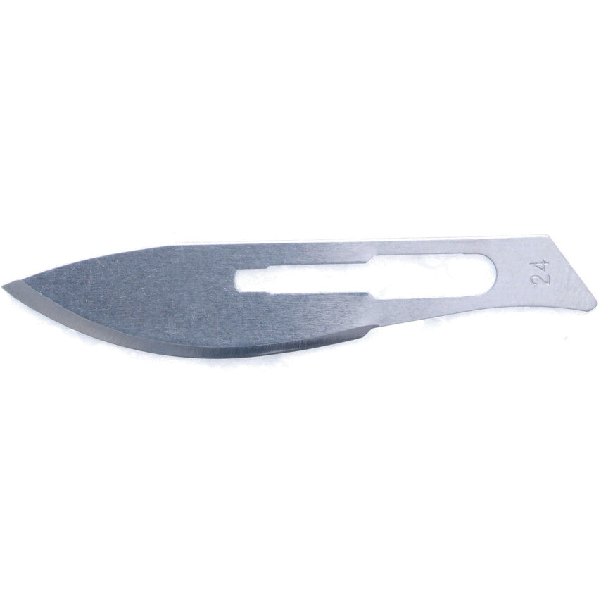 No.24 Carbon Steel Surgical Blade (Pk-100)