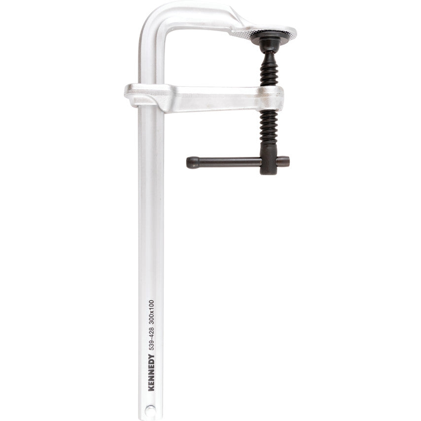 12in./300mm Heavy Duty F-Clamp, Steel Jaw, Ergonomic Handle