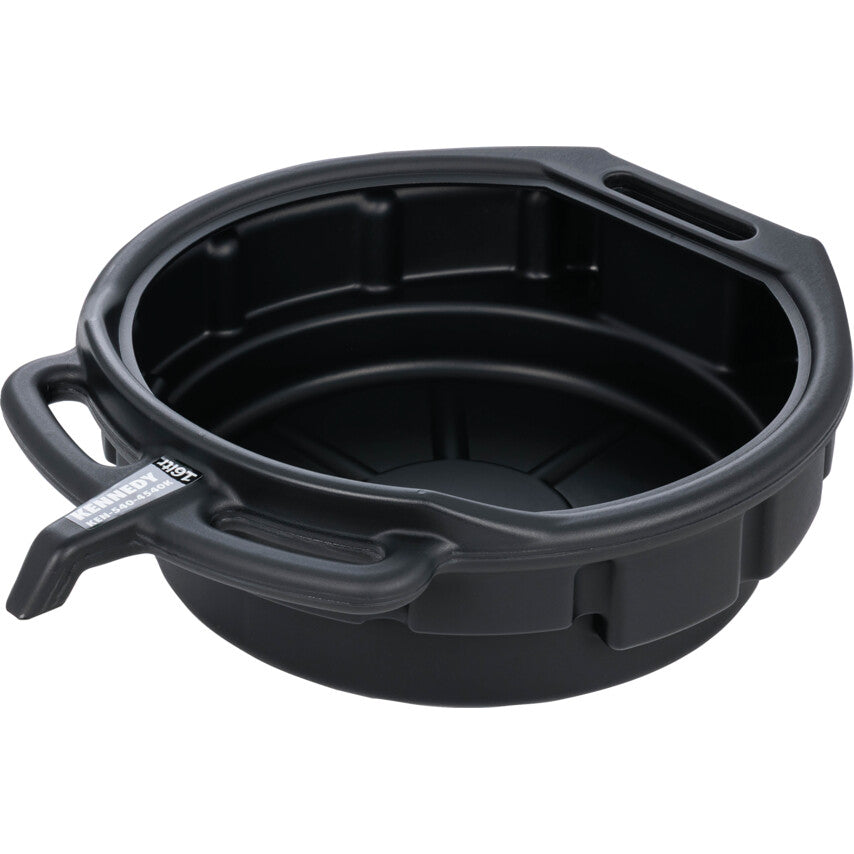 Oil Drain Pan, 16L, Plastic, Compatible with Non Corrosive Liquids