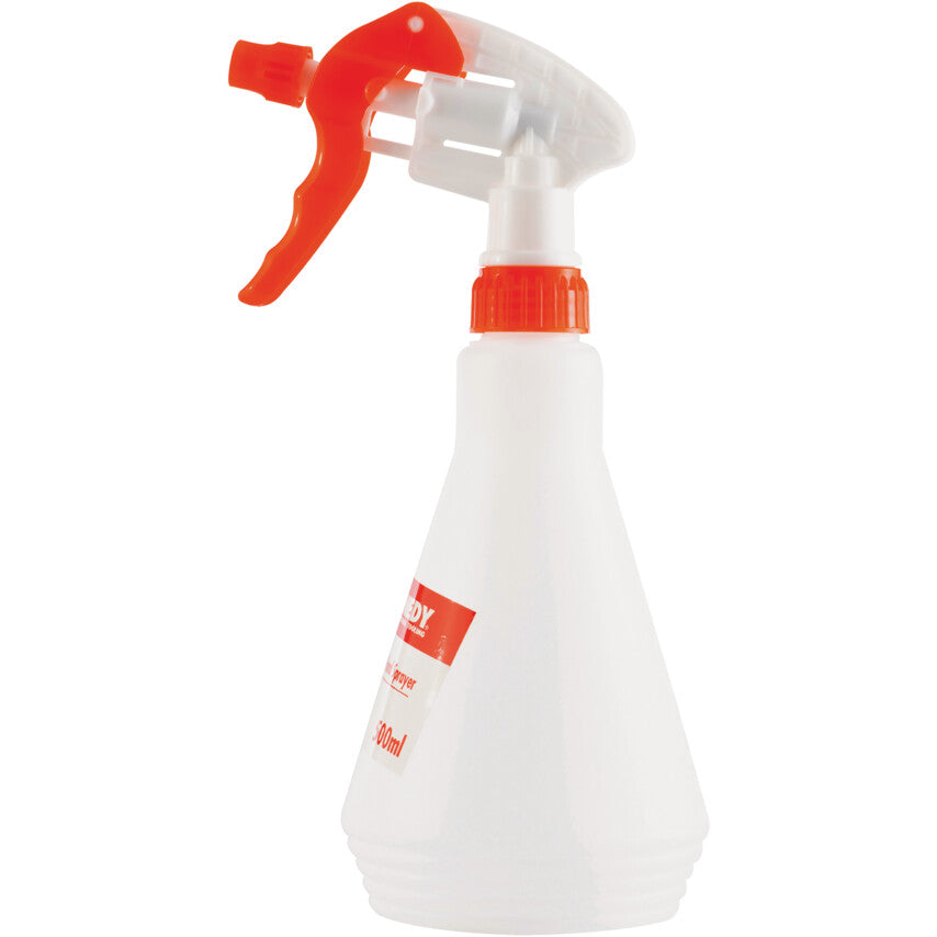 Spray Bottle, 500ml, White/Red, Adjustable Spray Nozzle
