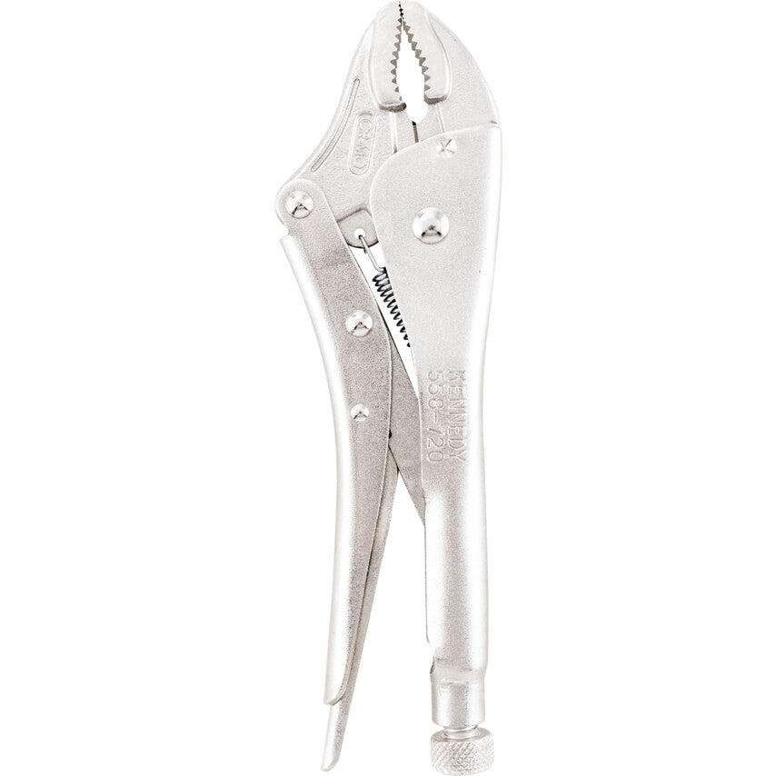 Self Grip Pliers, Curved, Chrome Vanadium Steel, 255mm