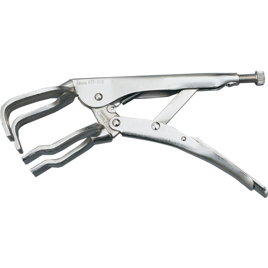 11in./280mm Locking Clamp, Steel Jaw, Ergonomic Handle