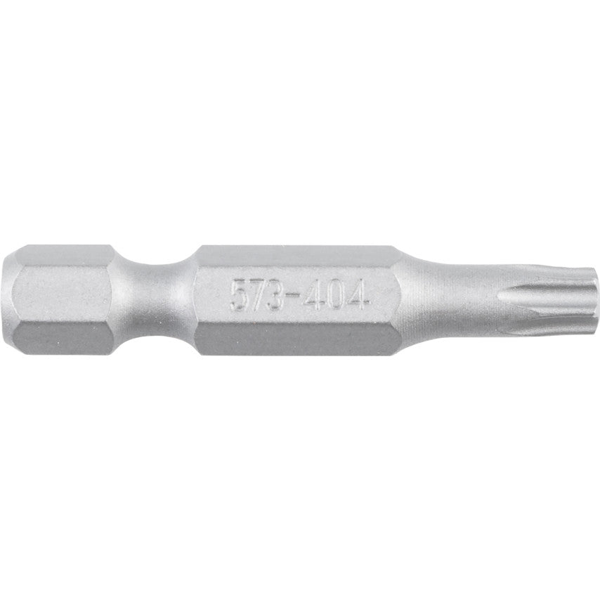 Screwdriver Bit, TX25, Torx, 1/4" Hex