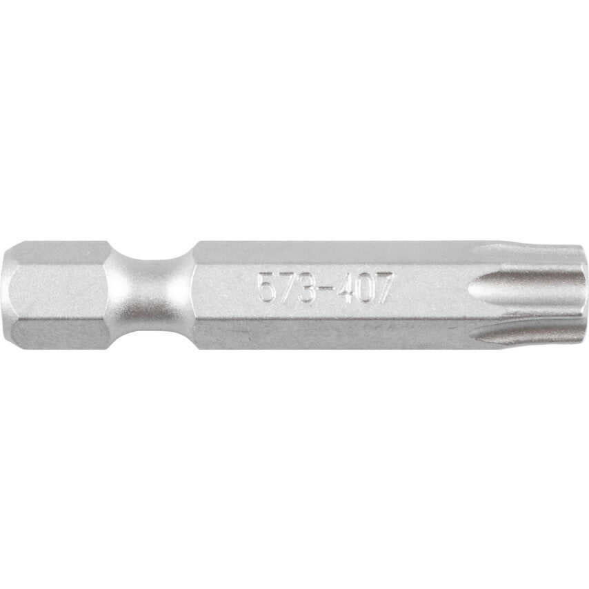Screwdriver Bit, TX27, Torx, 1/4" Hex