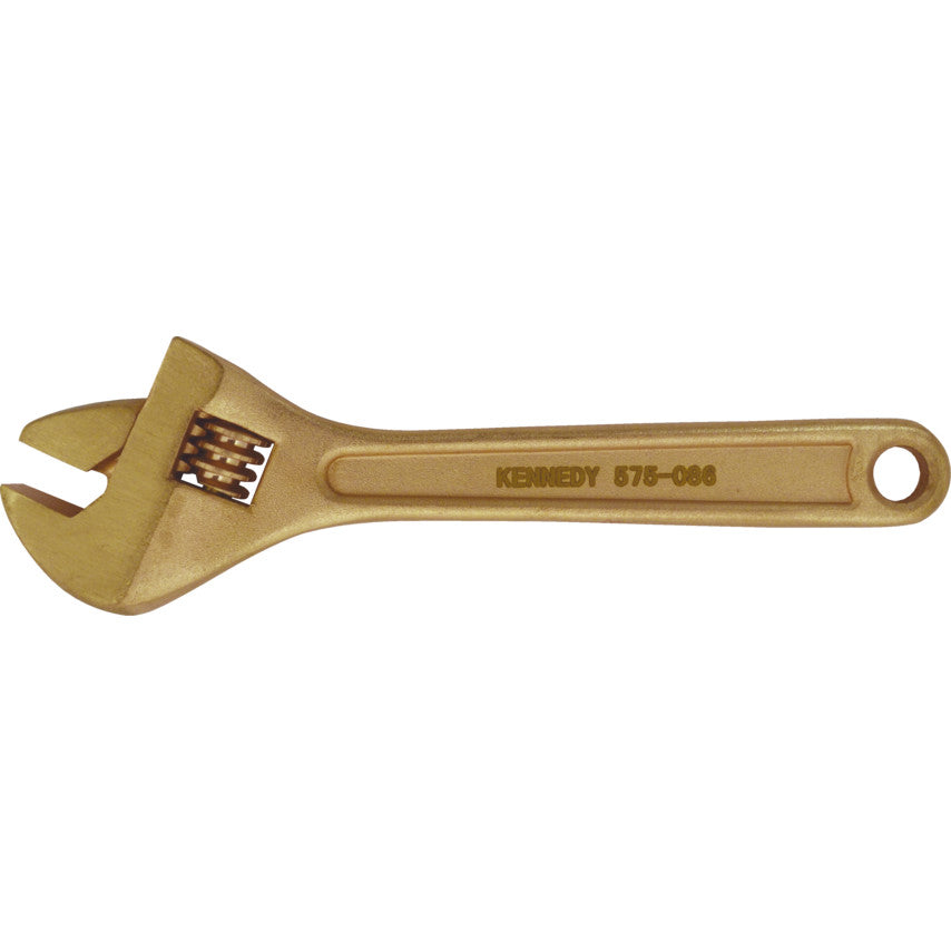 Single End, Non-Sparking Adjustable Spanner, 250mm, Metric