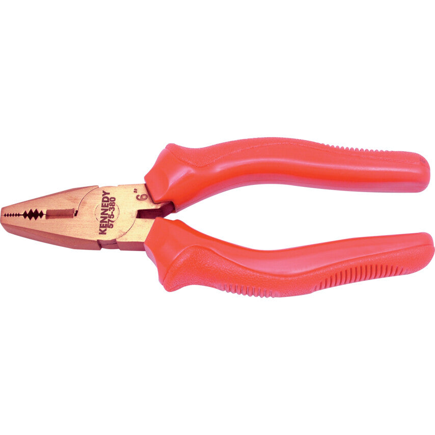 Combination Pliers, Serrated, Aluminium-Bronze, 150mm, Non Sparking