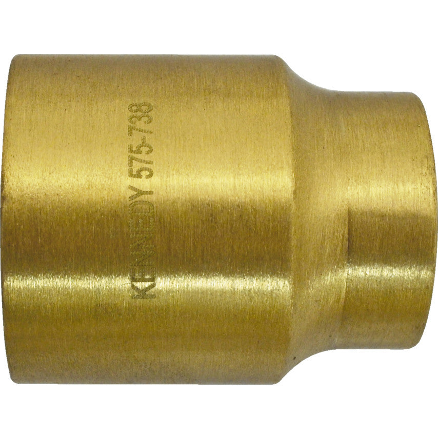 1/2in. Drive, Standard Non-Sparking Socket, 27mm, Metric, Satin Finish
