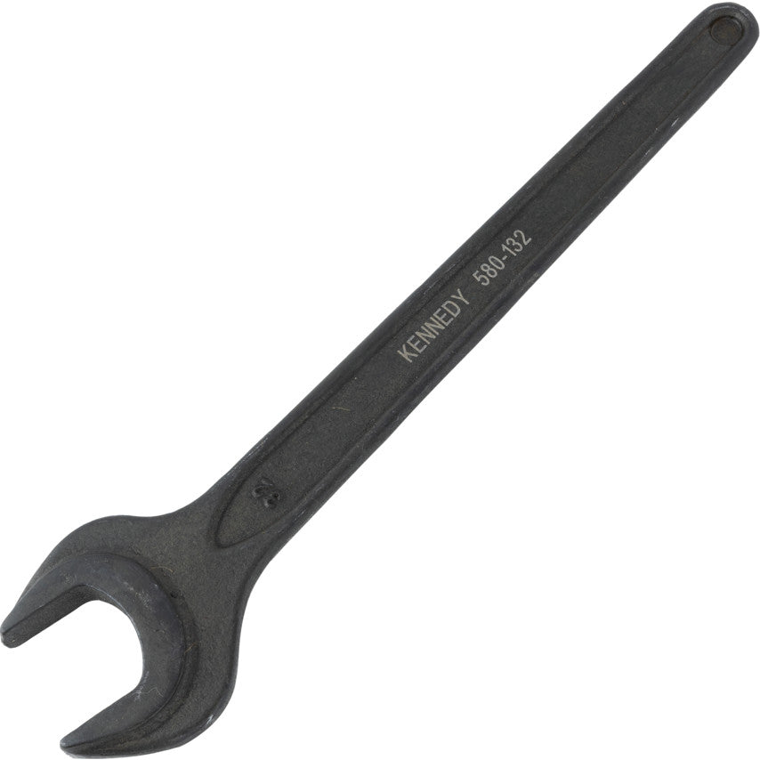 Metric Open Ended Spanner, Single End, Vanadium Steel, 32mm
