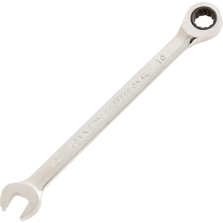 Double End, Ratcheting Combination Spanner, 10mm, Metric