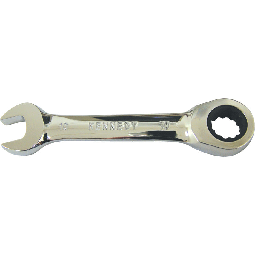 Double End, Ratcheting Combination Spanner, 10mm, Metric