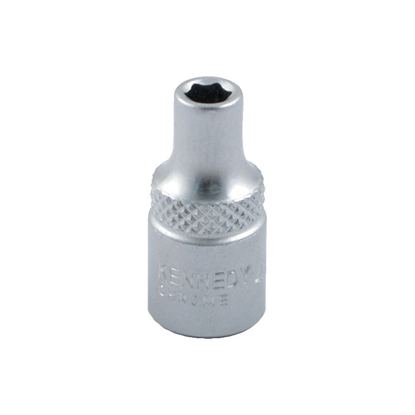 1/4in. Drive, Standard Hexagon Socket, 4mm, Metric, Chromed Finish