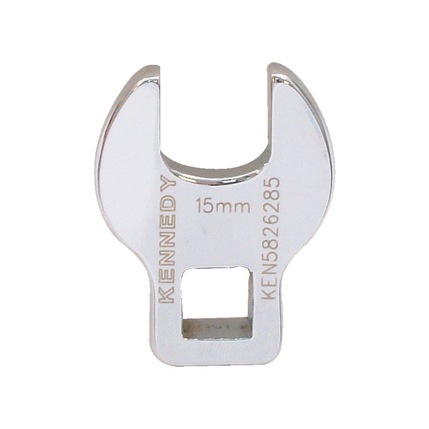 15mm Open End Crowfoot Wrench 3/8" Square Drive
