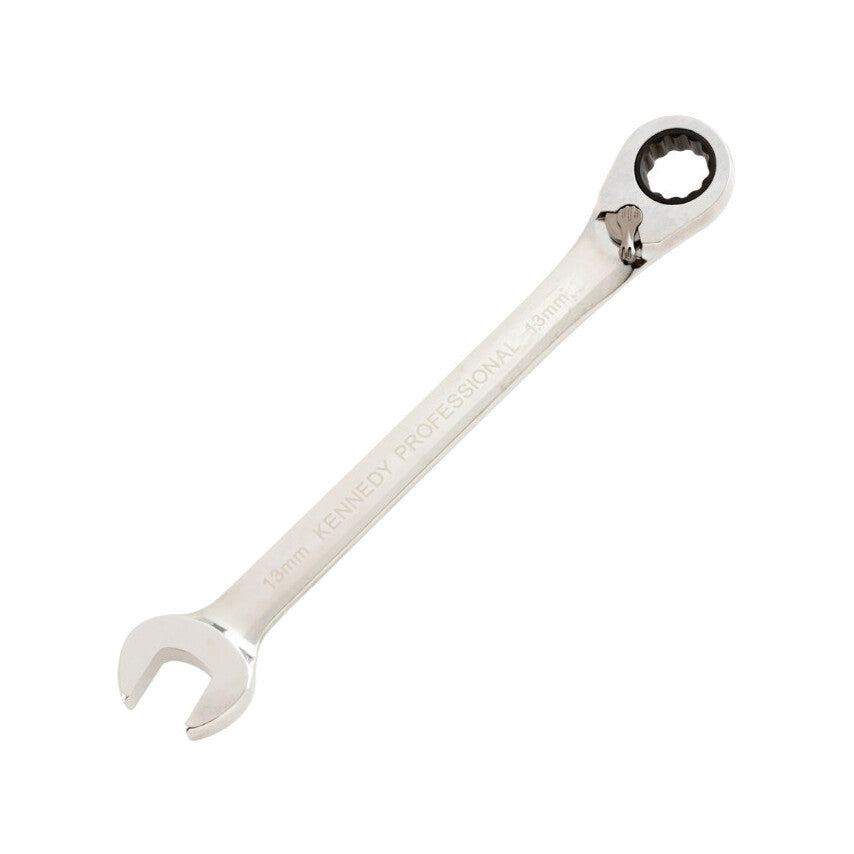 Double End, Ratcheting Combination Spanner, 10mm, Metric