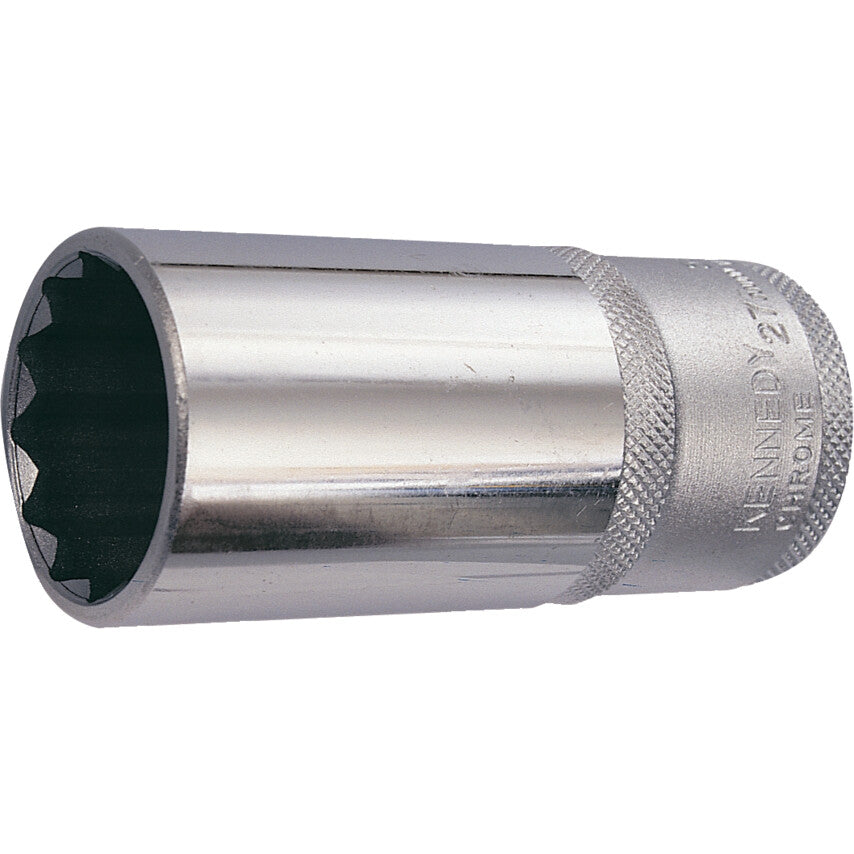 1/2in. Drive, Deep Bi-Hexagon Socket, 7/8in. AF, Polished Finish
