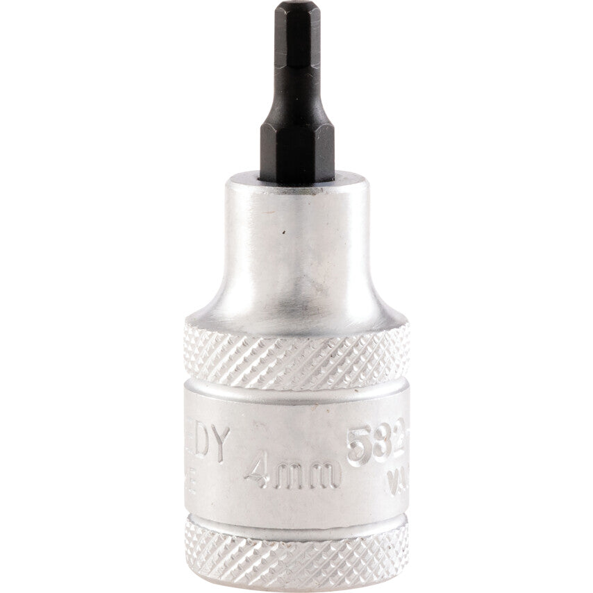 1/2in. Drive, Standard Hexagon Bit Socket, 55mm, Metric, Chromed Finish