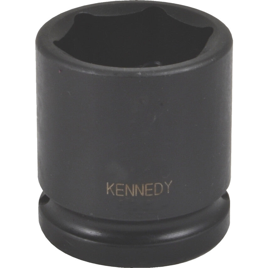 1/2in. Drive, Standard Hex Impact Socket, 1-1/8in. AF/Imperial, Black Oxide Finish