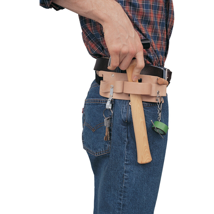 Tool Holster, Leather, Tan, 75 x 240mm