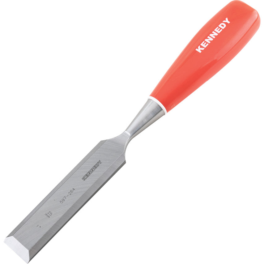 Bevel Edge Wood Chisel, Chrome Vanadium Alloy, 25mm x 200mm