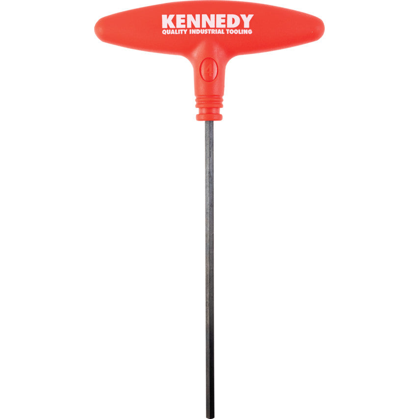 Hex Key, T-Handle, Hex, Metric, 4mm