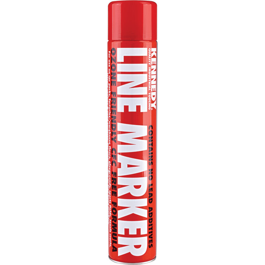Line Marker Spray Paint, Red, Aerosol, 750ml