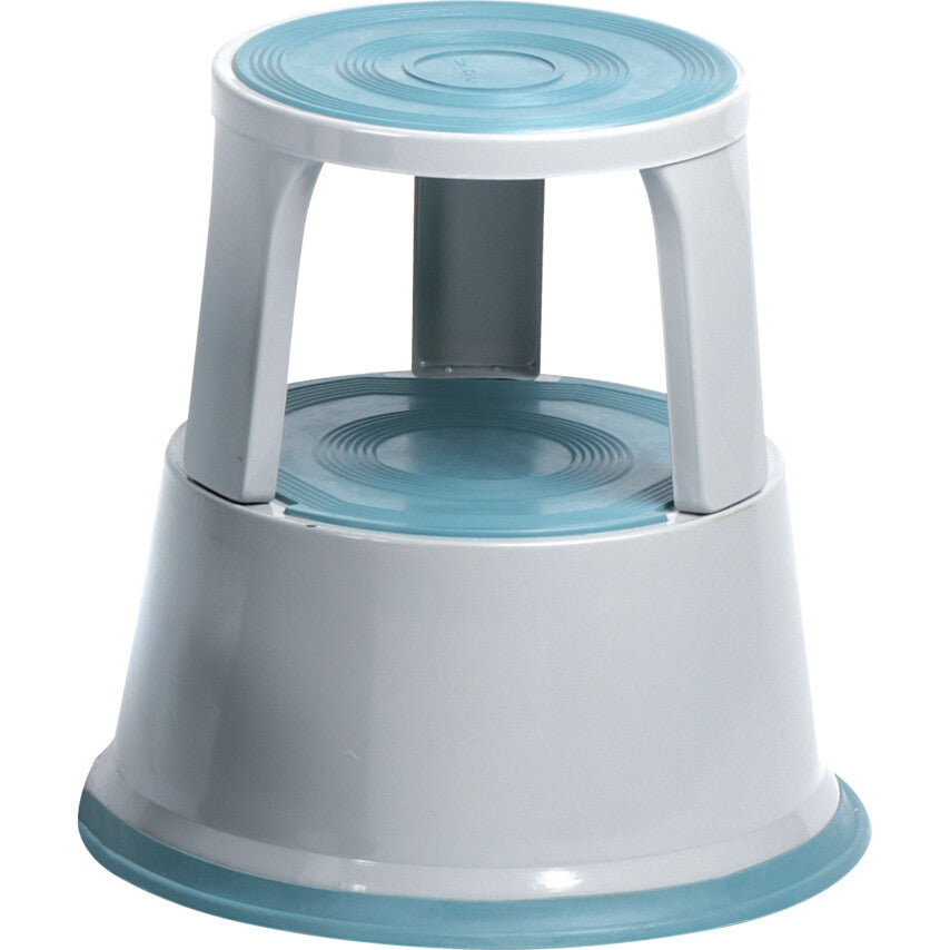 Kick Stool, 400mm, Metal, Grey