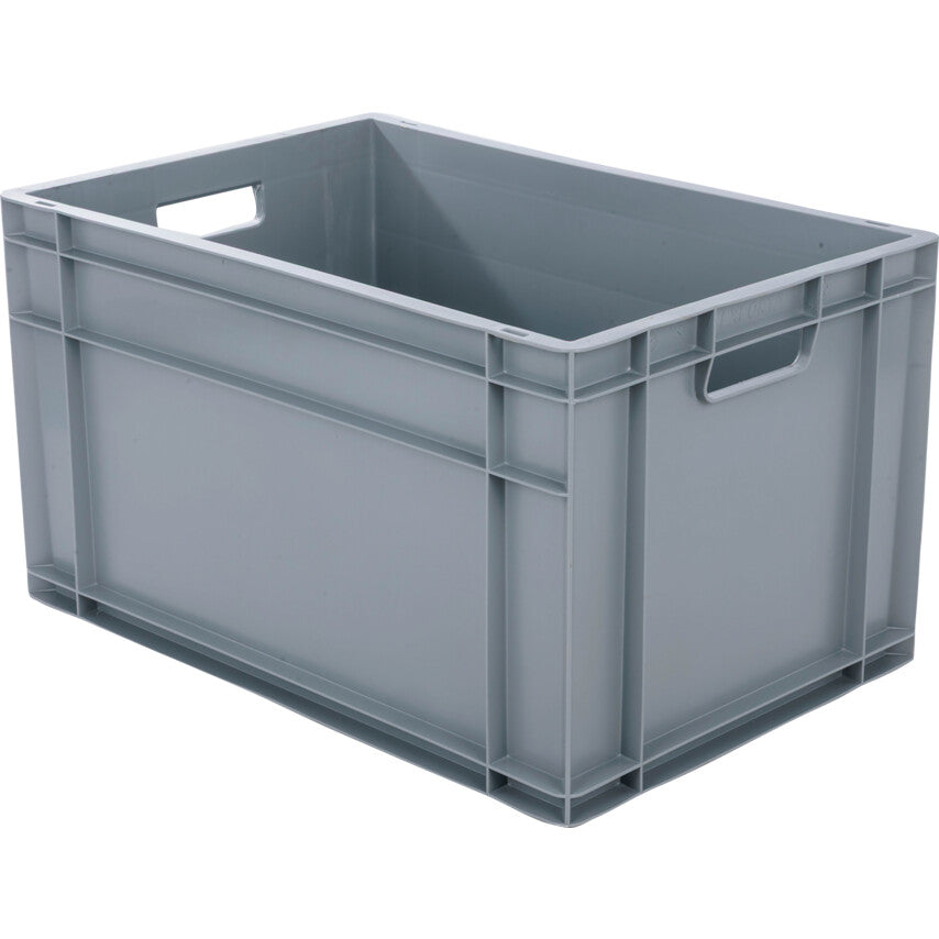 Euro Container, Plastic, Grey, 600x400x340mm