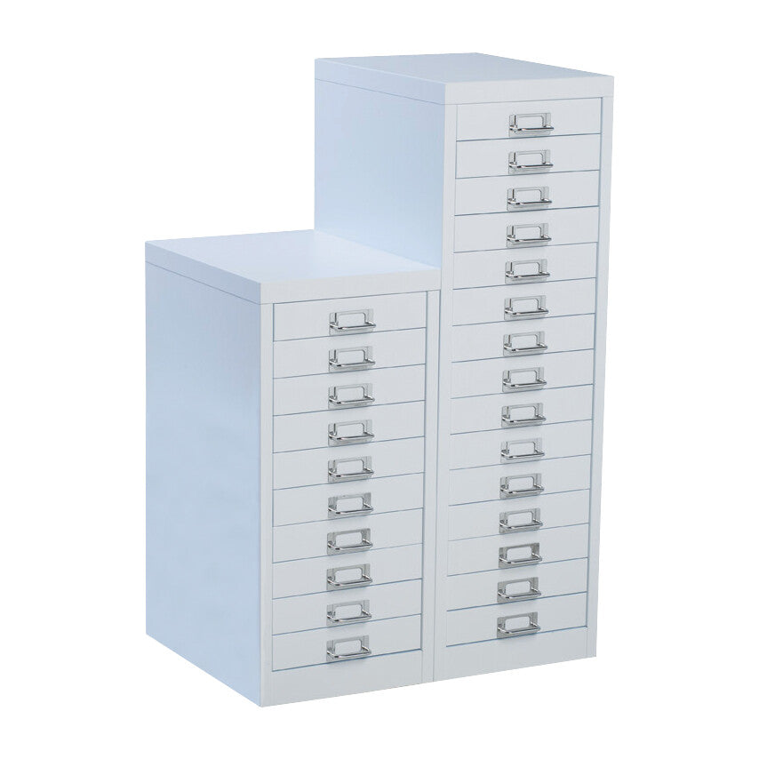 15-DRAWER LOCKING MULTI-D RAWER GREY