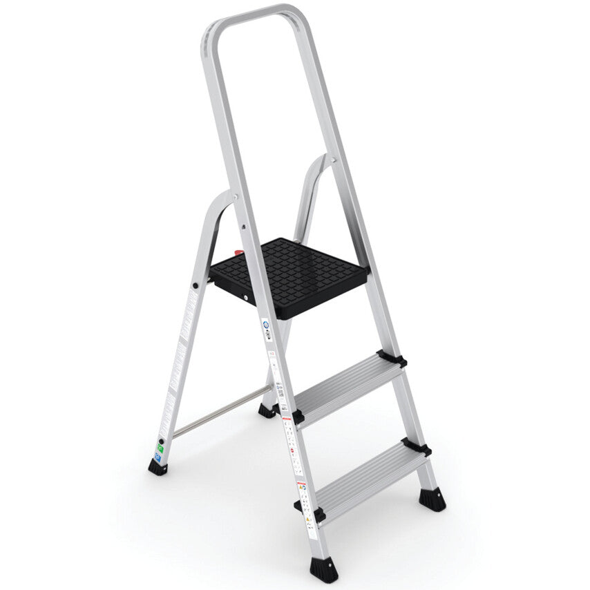 Platform Steps, 3-Tread, Aluminium