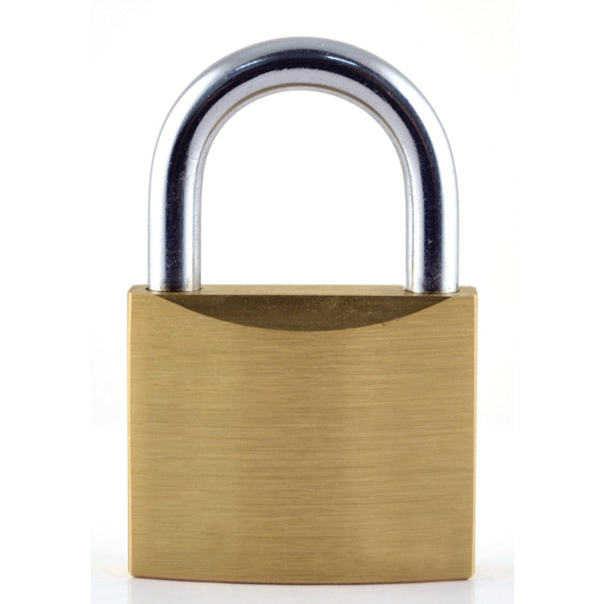 Keyed Padlock, Keyed Different, Brass, Bronze, 50mm Width, Weatherproof