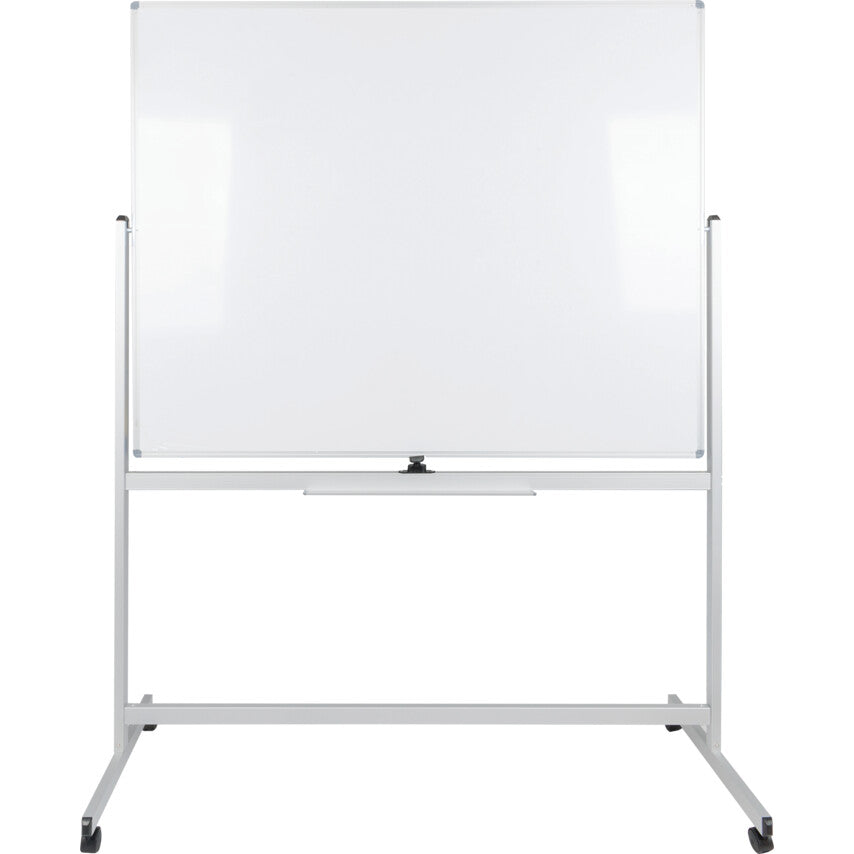 Mobile Magnetic Drywipe Board Aluminium Stand HxW 1200x1500mm