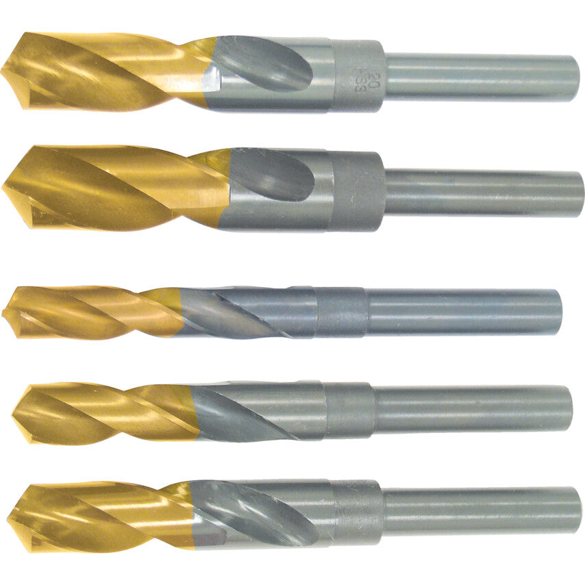 Blacksmith Drill, 15mm, Parallel Shank, High Speed Steel, TiN-Tipped